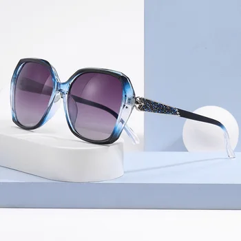 Роскошные солнцезащитные очки в звездном стиле, Женские солнцезащитные Очки Большого размера, Женские Винтажные Солнцезащитные очки в овальной большой оправе, Наружные солнцезащитные очки UV400