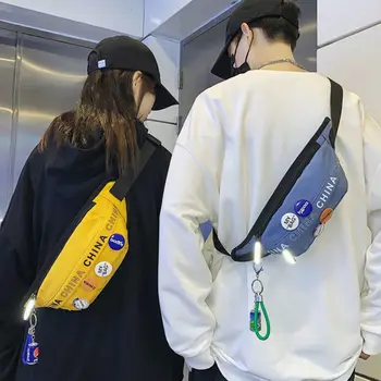 Нагрудная сумка, Мужской Спортивный маленький рюкзак, спортивная поясная сумка для путешествий, японская сумка через плечо, повседневная сумка через плечо для студенток