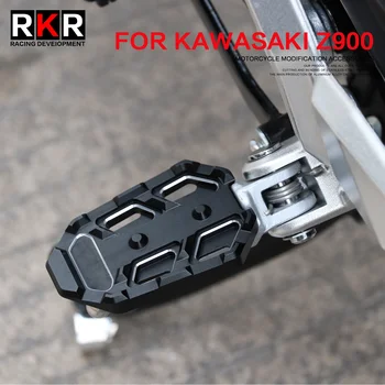 Для мотоцикла KAWASAKI Z900 Z900RS с ЧПУ, Передняя задняя подставка для ног, Подножки, Удлинитель, Педальный адаптер, подставки для ног пассажира, Аксессуары