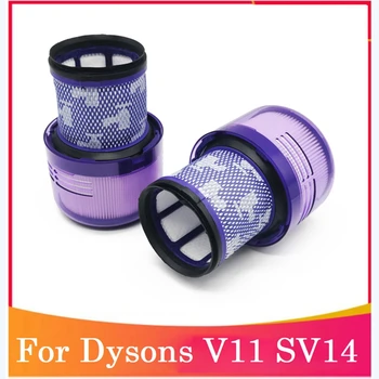 2шт HEPA-фильтр Для Беспроводного пылесоса Dysons V11 SV14 Запасные части Для Замены Аксессуаров, Моющийся фильтр для выхлопных газов