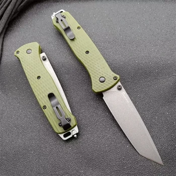 Наружный Тактический складной нож BM 537 с ручкой из стекловолокна для кемпинга, карманные Ножи для самообороны, EDC Инструмент