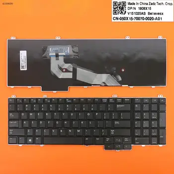 Американская клавиатура для ноутбука DELL Latitude E5540 BLACK