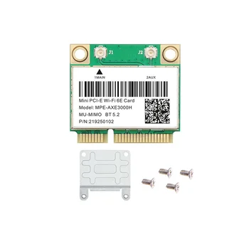 WiFi 6E MPE-AXE3000H Mini PCI-E Wifi карта Bluetooth 5.2 AX210 Сетевая карта 802.11AX/AC беспроводной