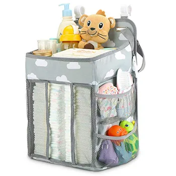 Портативные предметы первой необходимости по уходу за ребенком, подвесная отделочная сумка для хранения кроватки, сумка для хранения подгузников, аксессуары для кроватки
