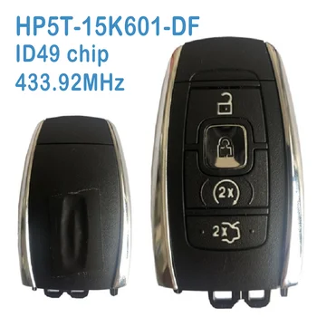 HP5T-15K601-DF Оригинальный Автоматический Умный пульт дистанционного Управления 3 + 1 Кнопки FSK 433,92 МГц ID49 Чип 3 + 1B OEM Smart Key Для Lincoln MKZ MKX MKC 13-17