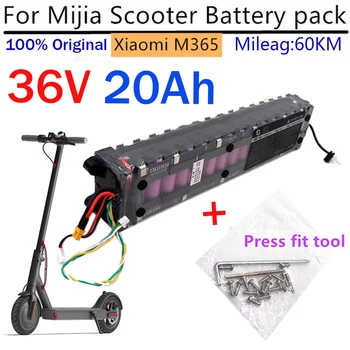36V 20Ah 18650 литиевая аккумуляторная батарея 10S3P 250 Вт ~ 600 Вт, подходит для специального аккумулятора электрического скутера Mijia M365