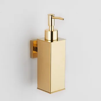 Дозатор мыла Золотой Дозатор жидкого мыла для рук в ванной комнате/кухонный дозатор мыла для бутылок Шампуня из нержавеющей Стали