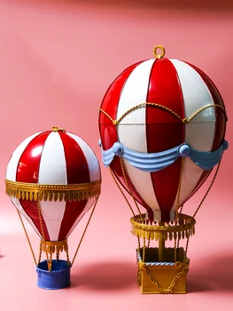 Винтажная железная модель 19 века Европейский Подвесной клубный бар на воздушном шаре Украшения Ремесла Украшение интерьера гостиной