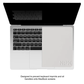 Одеяло для защиты экрана клавиатуры от отпечатков, подкладка из микрофибры и чистящая салфетка 13 дюймов/15 дюймов, совместимая с MacBook Pro/Air