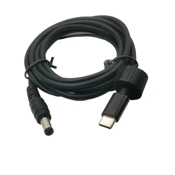 1,5 м 65 Вт PD USB Type C с разъемом для подключения кабеля питания 5,5 мм x 2,1 мм для зарядки ноутбука (5521)