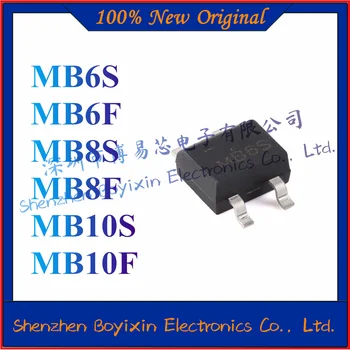 10 шт. НОВЫЙ MB6S MB6F MB8S MB8F MB10S MB10F ультратонкий выпрямительный мостовой стек однофазный стеклянный пассивированный выпрямительный чип