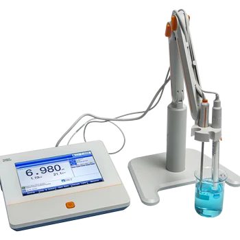 Лабораторный настольный профессиональный измеритель pH воды с сенсорным экраном PH500T, измеритель pH воды mV/ORP/Temperature