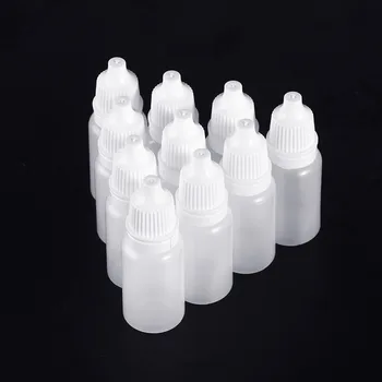 50шт, 5 мл, Пустые пластиковые Бутылки-капельницы для жидкости для глаз, бутылки для капельниц Многоразового использования, Бутылки для маленьких капель