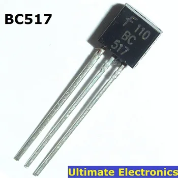50шт BC517 NPN транзистор Дарлингтона 625 МВт 30 В 500 мА TO-92