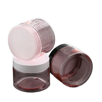 150 МЛ/г, 20 шт./лот, Круглый Пустой Розовый Контейнер для Крема для лица, Косметический Горшочек для косметики, Пластиковая Банка для косметического крема 