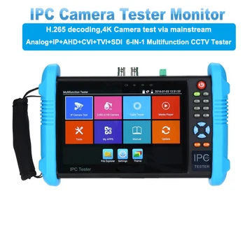 7-дюймовый Тестер IP-камеры 1920*1200 4K 1080P IPC CCTV Монитор Видео Аудио POE Тестовый Сенсорный экран HDMl Discovery 8GB 9800 PLUS монитор
