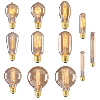 Для винтажной промышленной Ретро светодиодной лампы Edison E27 220V DIY Home Decor 40W