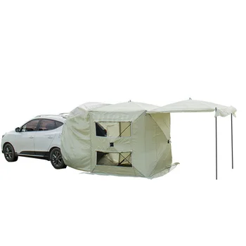 Портативная водонепроницаемая палатка для багажника автомобиля с тентом для внедорожника, Открытый кемпинг, Дорожная палатка для багажника, самоуправляемая