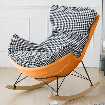 Скандинавское кресло с откидной спинкой, подушка для поддержки спины, Дизайнерское кресло для отдыха, Эргономичная Роскошная Мебель для гостиной от Muebles Para El Hogar