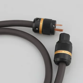 Viborg VP1606 OFC RISR Квадратный кабель питания HIFI США 6 мм С вилкой питания из чистой Меди США Аудиофил