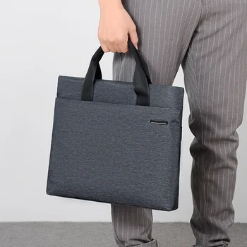 Новая Портативная сумка для документов, сумка для компьютера, сумка для деловых встреч, рекламный портфель Премиум-класса, папка