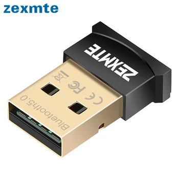 Zexmte USB Bluetooth 5,0 Адаптер Беспроводной Bluetooth Приемник Передатчики для ПК Window 10/8/7 для Настольного ноутбука Мышь Клавиатура