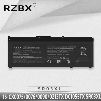 Аккумулятор для ноутбука RZBX SR03XL для HP OMEN 15-dc0009TX dc0011TX dc0013TX dc0014TX dc0123TX dc0124TX dc0153TX 15-DC1001TX DC1002TX