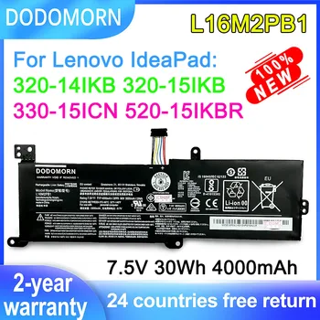 Аккумулятор для ноутбука DODOMORN L16M2PB1 Для Lenovo IdeaPad 320-14IKB 320-14ISK 320-15IKB Серии L16L2PB1 L16C2PB1 L16C2PB2 L16S2PB2