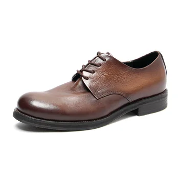 дизайнерская обувь мужская высококачественная мужская обувь в стиле британского ретро, универсальные мужские модельные туфли из воловьей кожи, лоферы, мужские модельные туфли, лето-весна