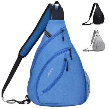 OSOCE Нагрудная сумка через левое или Правое плечо на одно Плечо, сумка-мессенджер Через плечо, черно-синий и светло-серый Цвета Для iPad с диагональю 10,5 дюйма