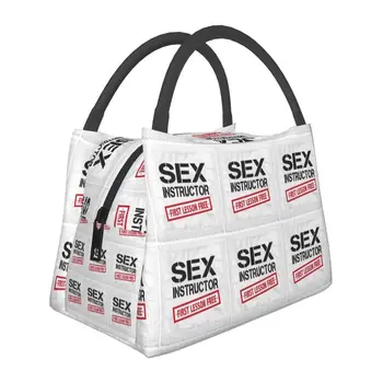 Секс-инструктор, изолированная сумка для ланча для женщин, герметичный кулер, термосумка для ланча, Офис, Пикник, путешествия
