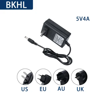 (1 шт./лот) адаптер питания 5V4A настенный ножной предохранительный выключатель питания EU/US/AU/UK штепсельная вилка с несколькими спецификациями