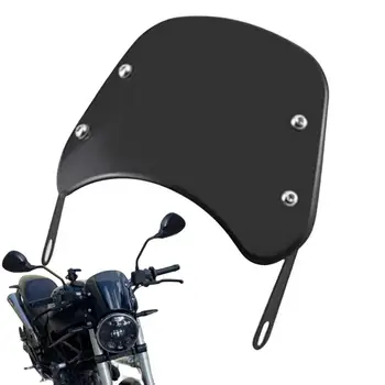 5-7-дюймовый Универсальный Мотоциклетный спойлер на лобовое стекло, Мотоциклетная фара, Ветрозащитное стекло, Защитная крышка, фары для верховой езды