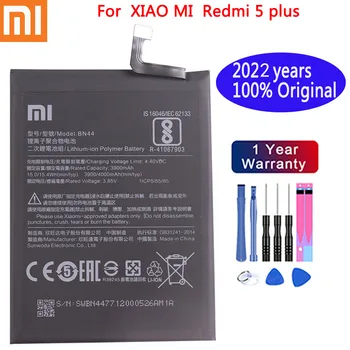 2020 года xiaomi 100% Оригинальный аккумулятор BN44 4000 мАч для Xiaomi Redmi 5 Plus, Высококачественный сменный аккумулятор для телефона BN44