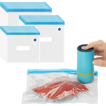 Электровакуумный упаковщик INKBIRD с 3 типами пищевых пакетов(8.2