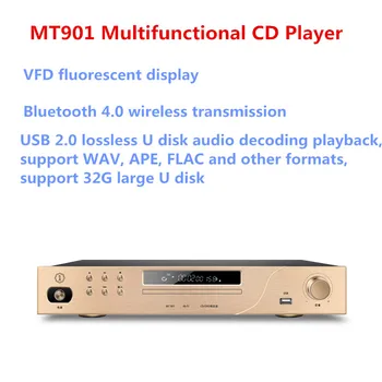 MT901 профессиональный CD-плеер hifi bluetooth домашний музыкальный плеер без потерь коаксиальное волокно USB декодирование без потерь HDMI AV видеовыход