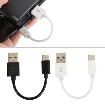 Кабель Micro USB Type C 10 см Короткий Быстрая Зарядка для телефона Android Шнур синхронизации данных USB Адаптер Провод