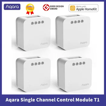 Одноканальный модуль управления Aqara T1 Zigbee 3.0 Беспроводной релейный контроллер 1 канал Без нейтрали Удаленная работа с Apple Homekit