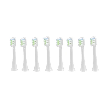8 Шт. Сменные Головки Зубных Щеток Для Xiaomi SOOCAS V1X3/X3U X1/X3/X5 Электрические Головки Зубных Щеток Белого Цвета