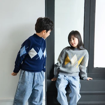 Верхняя одежда 2023 года, Детские вязаные кашемировые свитера, Вязаная Верхняя одежда, Водолазка для девочек и мальчиков, предназначенная для древнего китайского дворянина