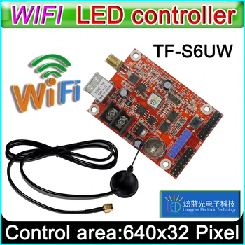 TF-S6UW wifi светодиодная карта управления, модуль p10 ***, одно- и двухцветные светодиодные вывески, обычная карта управления светодиодным дисплеем p10
