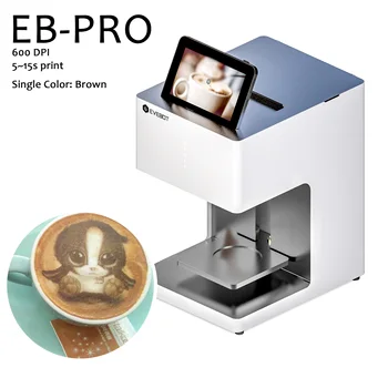 Кофейный принтер EVEBOT EB-Pro 600 точек на дюйм для Латте-арт-принтера Со Съедобными чернилами с сенсорным экраном, Кофемашина С Логотипом, Печать пищевого Эспрессо
